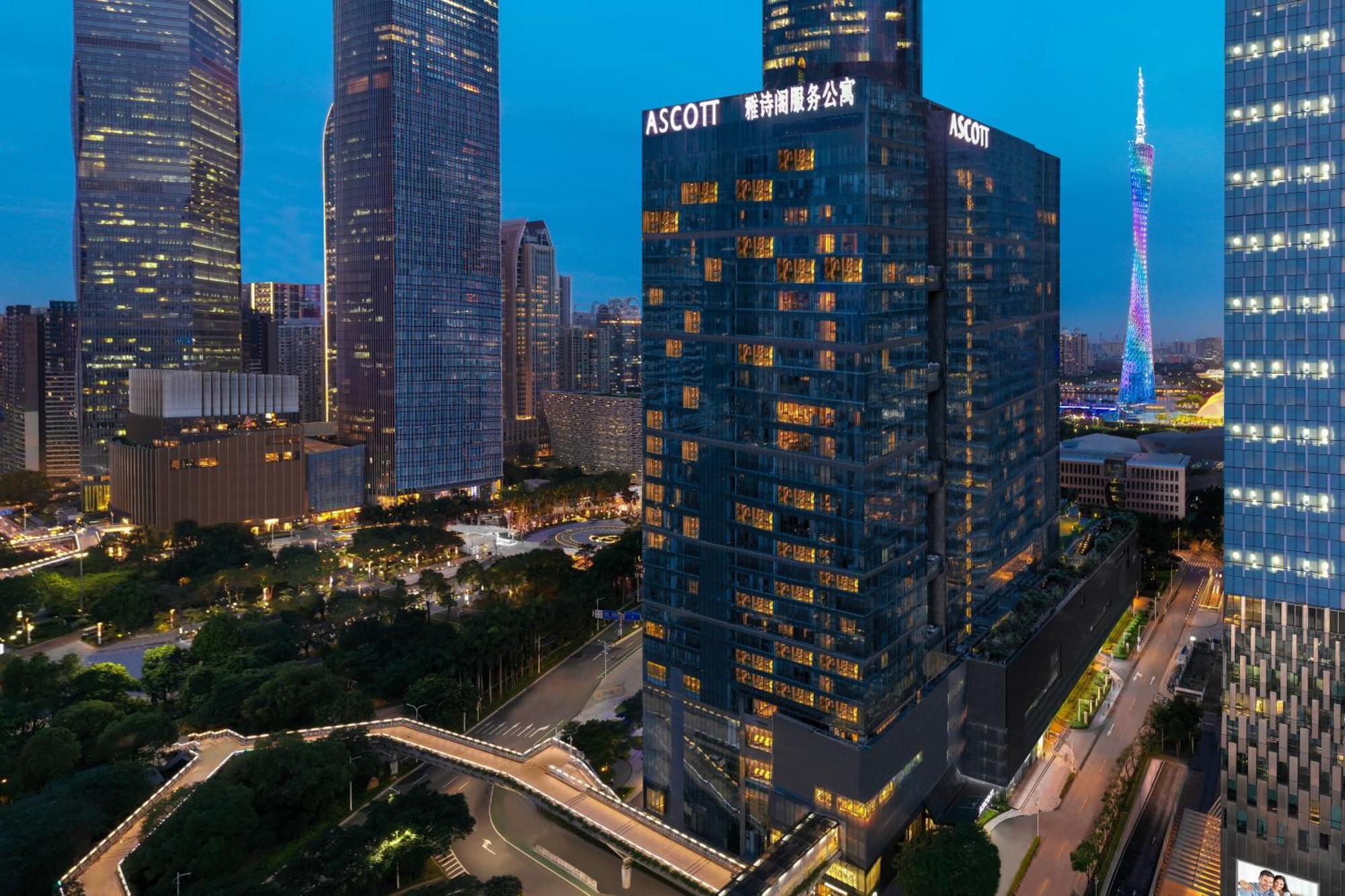 Ascott Ifc Guangzhou Leilighet Eksteriør bilde